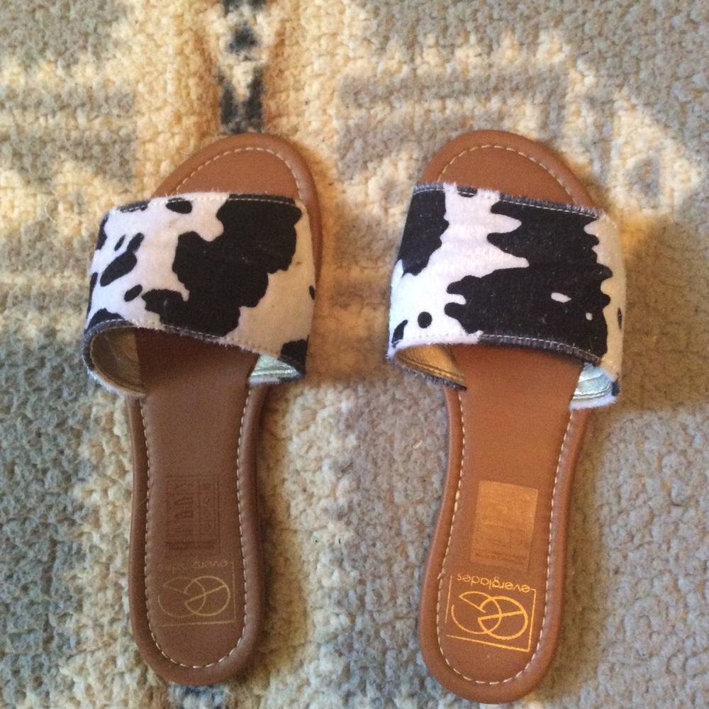 Cowprint Sandals